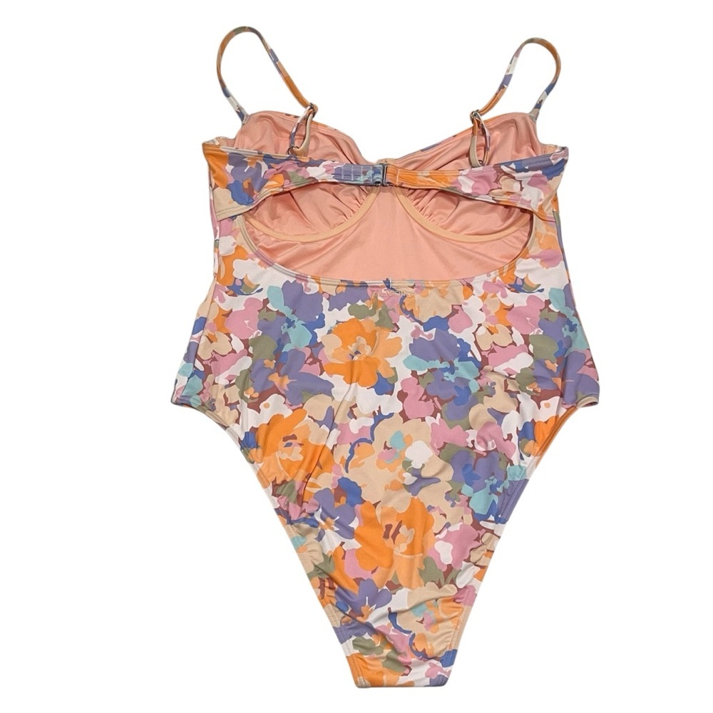 Billabong NWT Paradise Cove Floral One Piece Swimsuit — Size Large - Picture 6 of 10